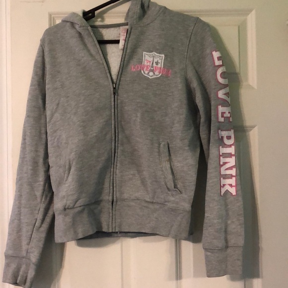 PINK Victoria’s Secret Zip-Up Hoodie - Picture 1 of 3
